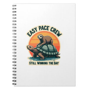 Slow Pace Squad Vintage Dierenloper T-shirt 2 Notitieboek