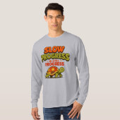 Slow Progress Is Still Progress Turtle Motivation T-shirt (Voorkant volledig)