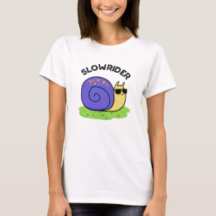 Slow Rider Grappige Low Rider Slak Pun T-shirt
