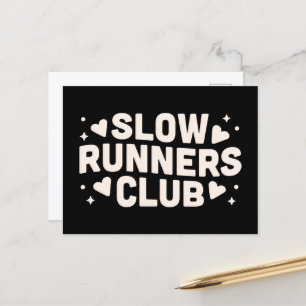 Slow runner club briefkaart