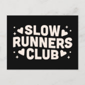 Slow runner club briefkaart (Voorkant)