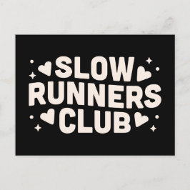 Slow runner club briefkaart