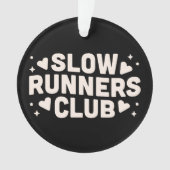 Slow runner club ornament (voorkant)