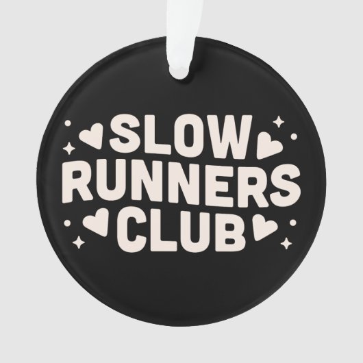 Slow runner club ornament (voorkant)