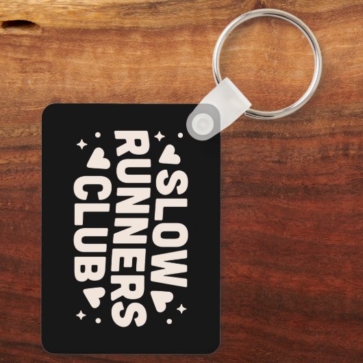 Slow runner club sleutelhanger (Achterkant)