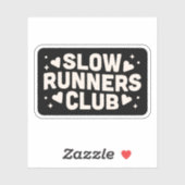 Slow runner club sticker (Vel)