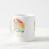 Slow Runners Club Funny Sloth Running Team Koffiemok (Voorkant links)