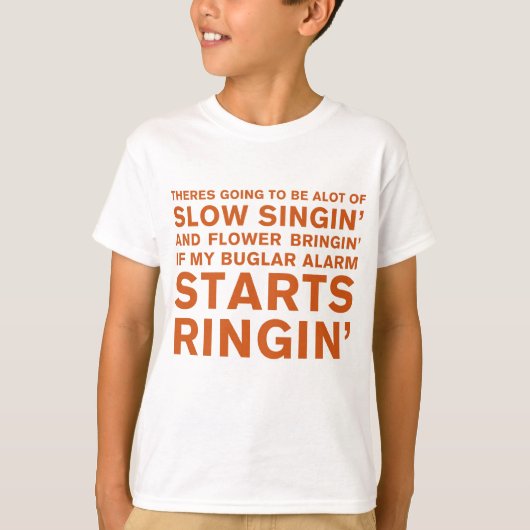 Slow Singin' T-shirt (Voorkant)