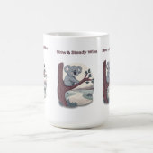 **"Slow & Steady Wins – Motivational Cute Koala "* Koffiemok (Center)
