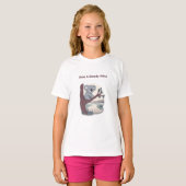 **"Slow & Steady Wins – Motivational Cute Koala "* T-shirt (Voorkant volledig)