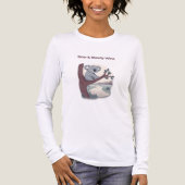 **"Slow & Steady Wins – Motivational Cute Koala "* Tri-Blend Shirt (Voorkant volledig)