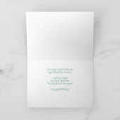 Slow Turtle verjaardagskaart Kaart (Binnen)