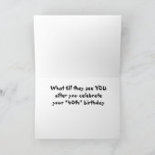 SLOW TURTLES MAKEN PLEZIER VAN JE *HAPPY 40th BIRT Kaart (Binnen)