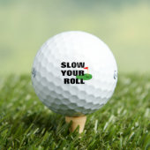 "Slow Your Roll" Gepersonaliseerde Callaway Golfballen (Insitu Shirt)