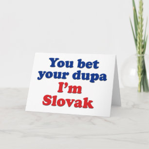 Slowaaks Dupa 1 Kaart