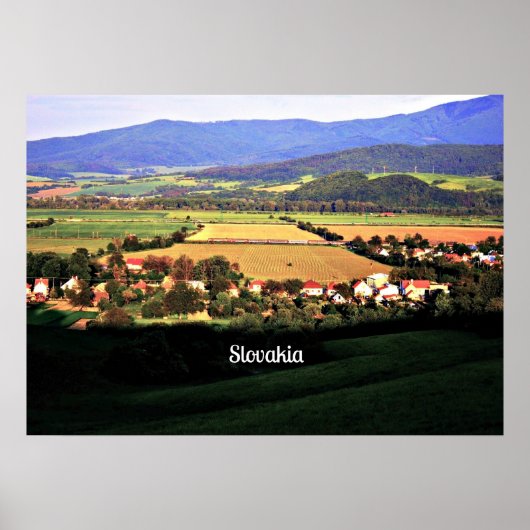 Slowaaks landschap poster (Voorkant)