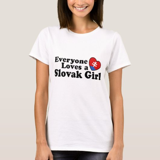 Slowaaks meisje t-shirt (Voorkant)