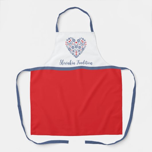 Slowaaks volkspatroon Schort (Voorkant)