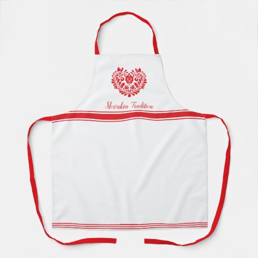 Slowaaks volkspatroon Schort (Voorkant)