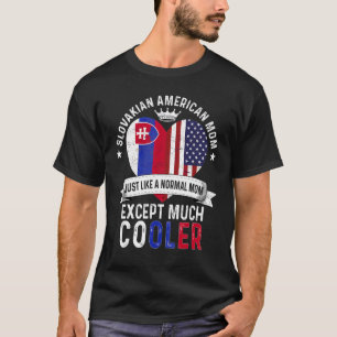 Slowaakse Amerikaanse Moeder Moederdag Mama Slowak T-shirt