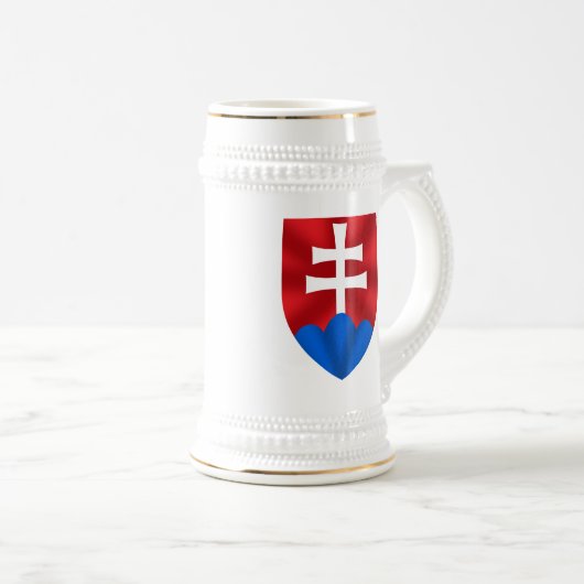 Slowaakse embleem voor Slowaken Bierpul (Voorkant rechts)