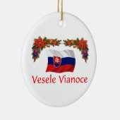 Slowaakse Kerstmis Keramisch Ornament (Rechts)