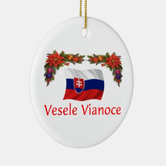 Slowaakse Kerstmis Keramisch Ornament (Rechts)