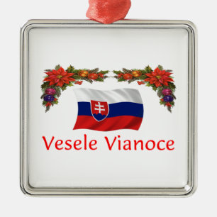 Slowaakse Kerstmis Metalen Ornament