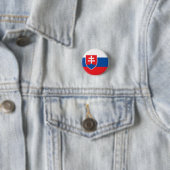 Slowaakse nationale vlag ronde button 3,2 cm (In situ)