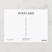 Slowaakse noodvlag briefkaart (Achterkant)