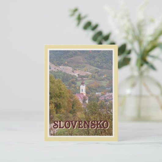 Slowaakse scène briefkaart (Staand voorkant)