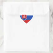 Slowaakse Sticker van het hart van de vlag (Tas)