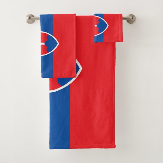 Slowaakse vlag bad handdoek (Insitu)