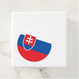 Slowaakse vlag bedankjes labels