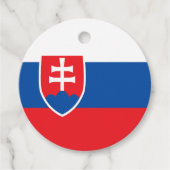 Slowaakse vlag bedankjes labels (Voorkant)