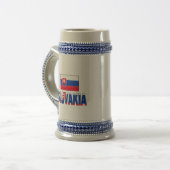 Slowaakse vlag bierpul (Voorkant links)