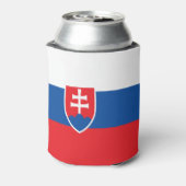 Slowaakse vlag blikjeskoeler (Blikje Achterkant)