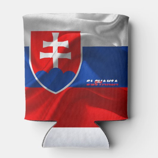 Slowaakse vlag blikjeskoeler (Achterkant)