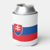 Slowaakse vlag blikjeskoeler (Blikje Voorkant)