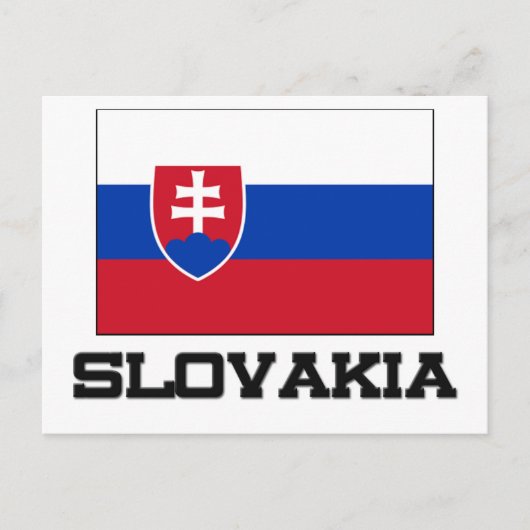 Slowaakse vlag briefkaart (Voorkant)