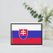 Slowaakse vlag briefkaart (Staand voorkant)