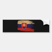 Slowaakse vlag bumpersticker (Voorkant)
