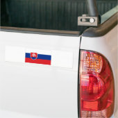 Slowaakse vlag bumpersticker (Op Truck)