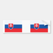 Slowaakse vlag bumpersticker (Voorkant)
