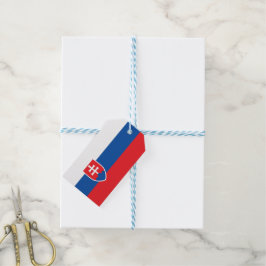 Slowaakse vlag cadeaulabel