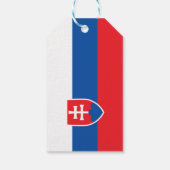 Slowaakse vlag cadeaulabel (Achterkant)