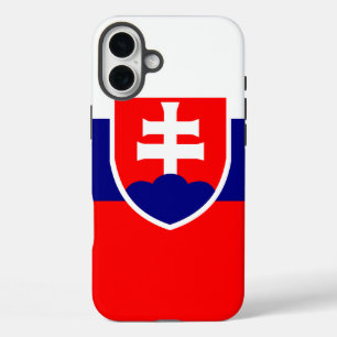 Slowaakse vlag iPhone 16 plus hoesje