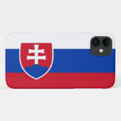 Slowaakse vlag Case-Mate iPhone case (Achterkant (horizontaal))