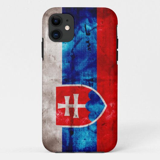 Slowaakse vlag Case-Mate iPhone case (Achterkant)