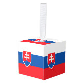 Slowaakse vlag decoratie (Voorkant hoekig)